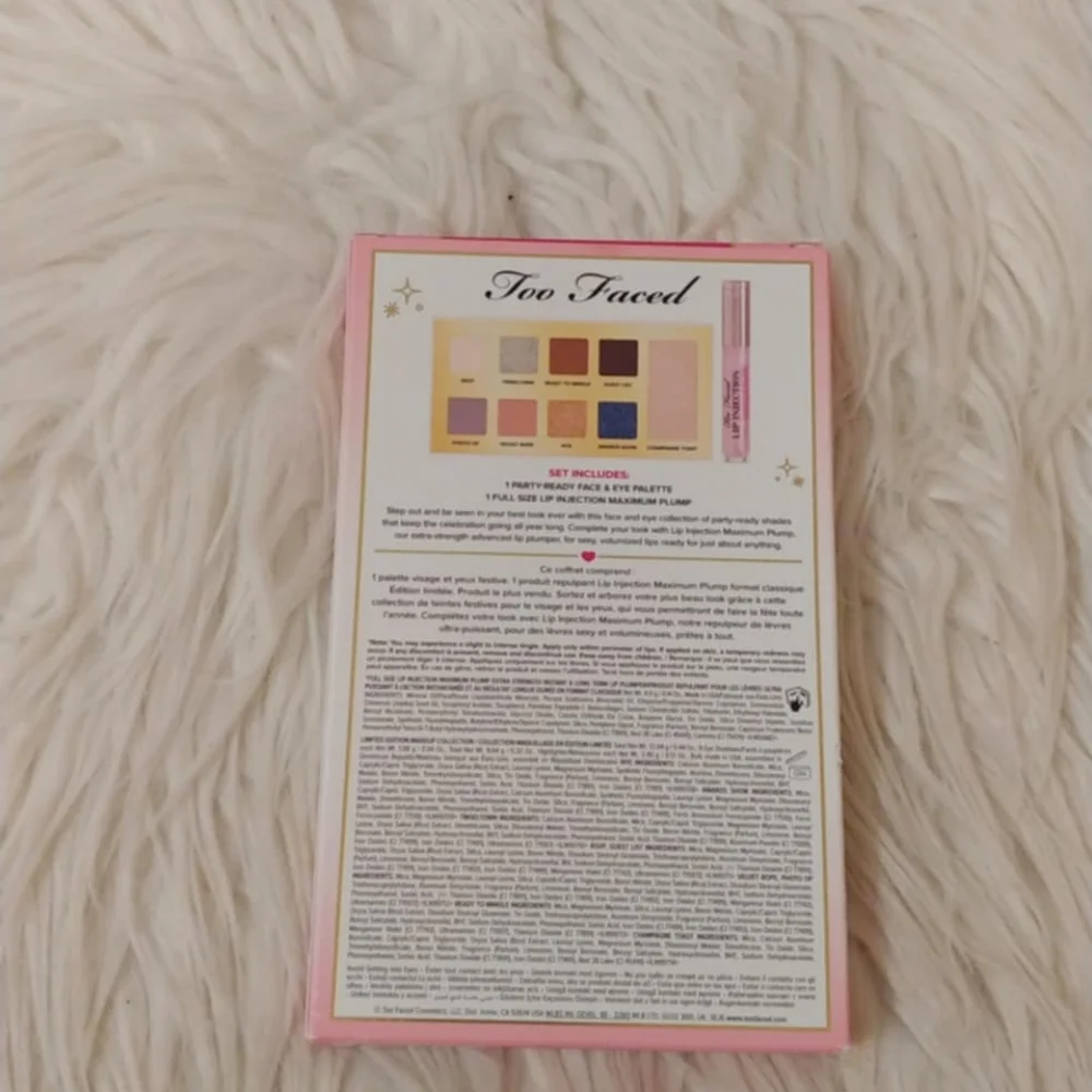 💖FIRM! NWT TOO FACED POP THE CORK LIMITED EDITION MAKEUP SET